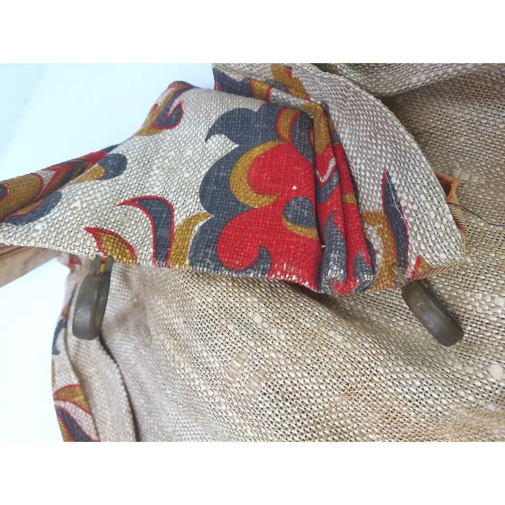 VTG Pinch Pleat Café Curtains Burlap Jute Feel 25